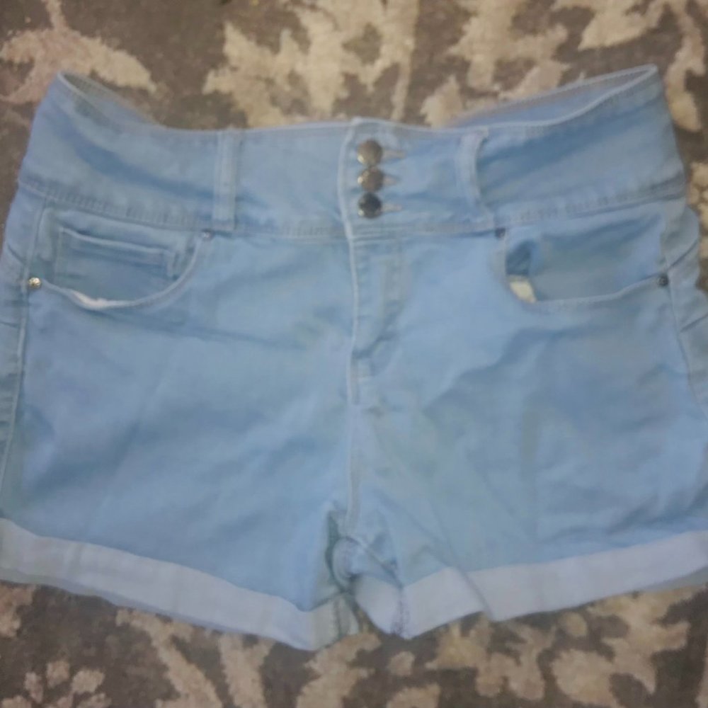 Light Blue Jean Shorts